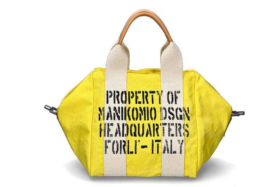 Hand Bags | Manikomio Manikomio Design Bag Icon 24 Olanda Cotton- Sun