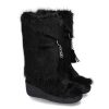 Fur Boots | Diavolezza Diavolezza Faux Fur Boots Eco Fur Black