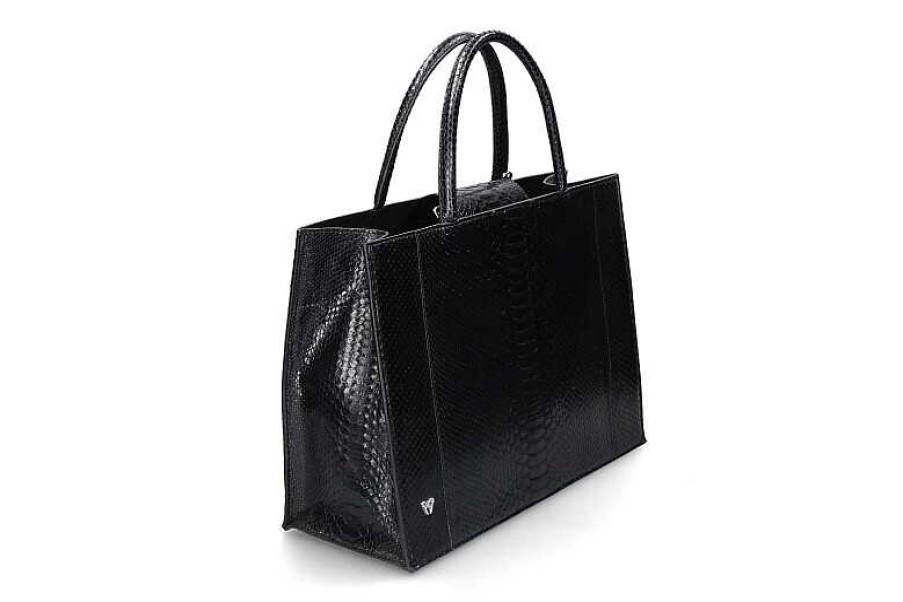 Hand Bags | Ghibli Ghibli Shopper Pitone Black 545