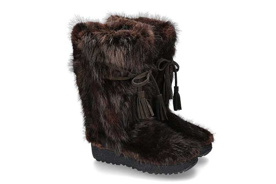 Fur Boots | Oscar Sport Oscar Sport Fur Boots For Men "Castoro Moro"