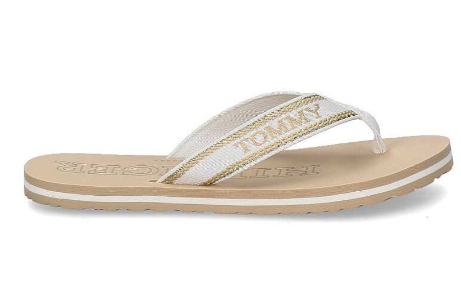 Mules | Tommy Hilfiger Tommy Hilfiger Women'S Flip Flops Beach Sandal Harvest Wheat