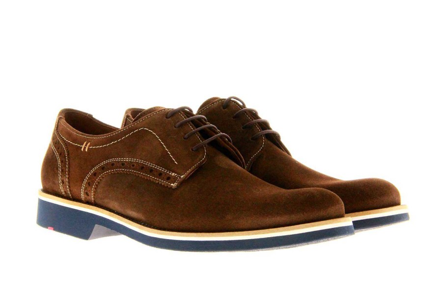 Oxfords | Lloyd Lloyd Lace-Up Floyd Libra Suede Cigar