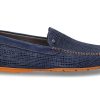 Moccasins | Aldo Brue Aldo Brue Moccasin Leather Royal Azzurro