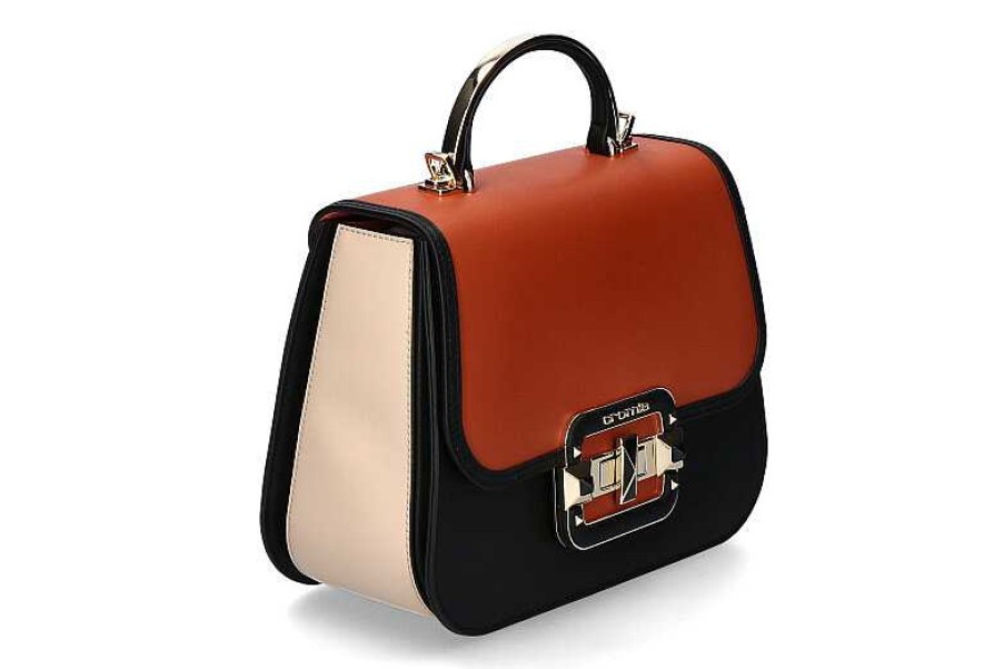 Hand Bags | Cromia Cromia Bag Jewel Nero Brandy- Multicolor