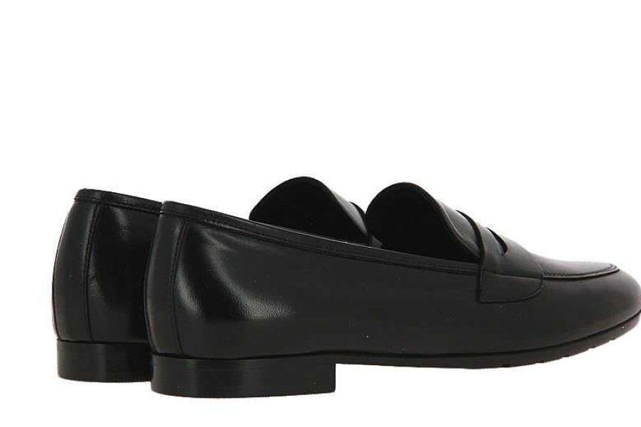 Flats | Luca Grossi Luca Grossi Slipper Natur Nappa Nero