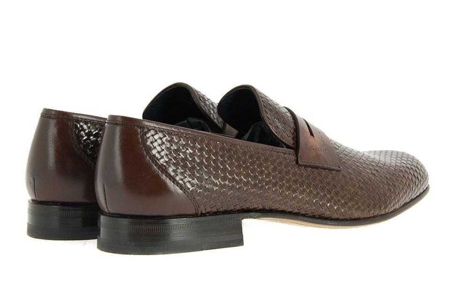 Loafers | Moreschi Moreschi Slipper Street Marrone Scuro