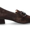 Pumps | Hassia Hassia Pumps Siena H-Weite Samtziege Darkbrown