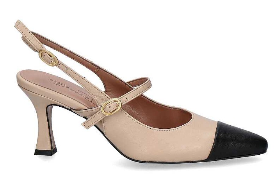 Pumps | Bianca Di Bianca Di Sling Pumps Nappa Cappuccio Cuoio