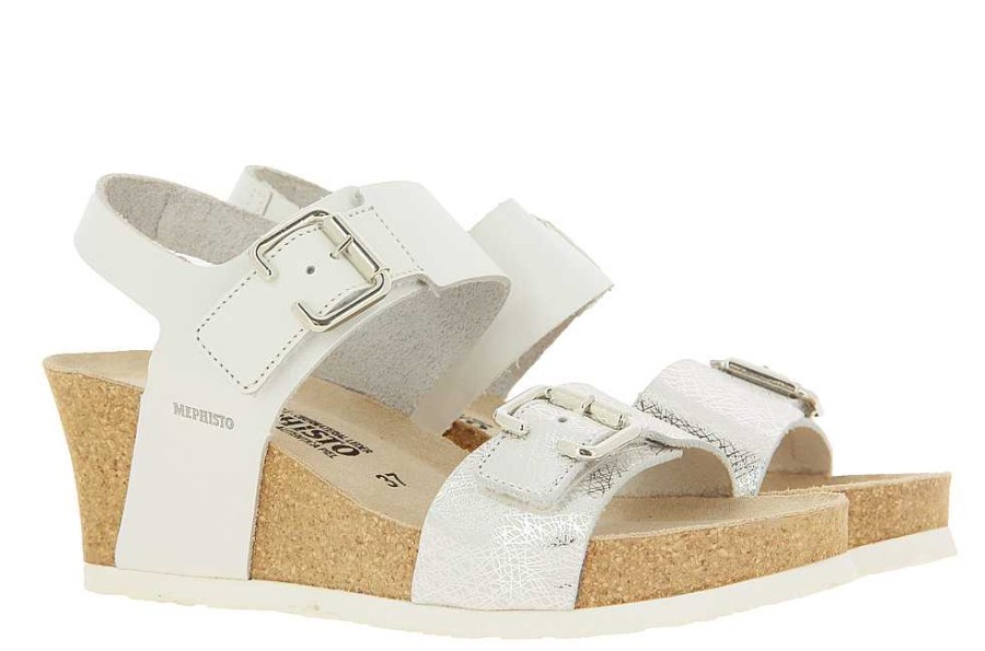 Sandals | Mephisto Mephisto Wedge Sandals Lissandra White