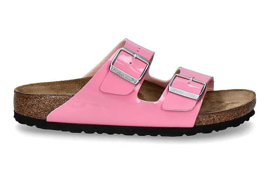 Mules | Birkenstock Birkenstock Mules Arizona Schmal Patent- Candy Pink