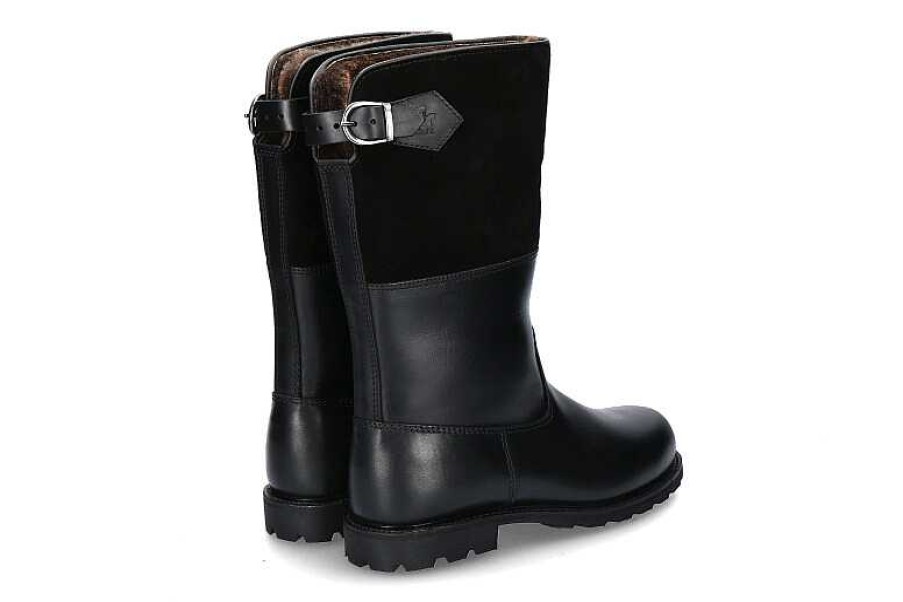 Warm Lining | Ludwig Reiter Ludwig Reiter Boots Lined Maronibrater Juchtenleder Schwarz