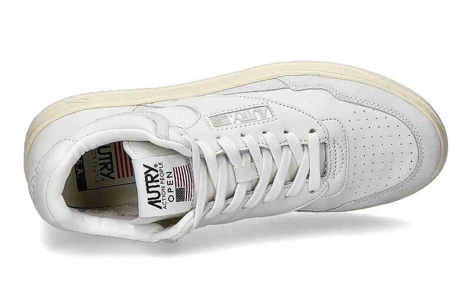 Sneakers | Autry Autry Sneaker Open Mid Man Leather White