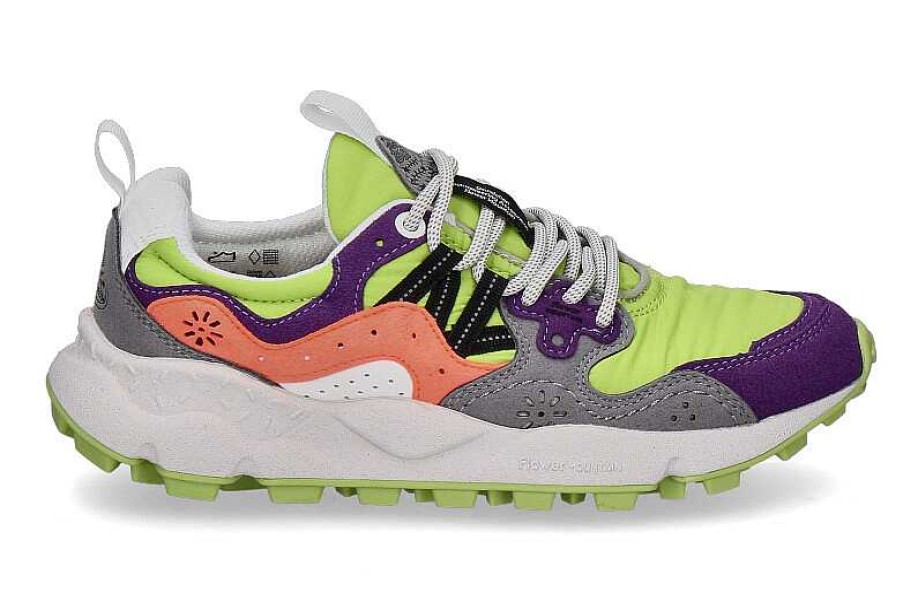 Sneakers | Flower Mountain Flower Mountain Women'S Sneaker Yamano 3 Uni Kaiso- Grey/Violett/Green