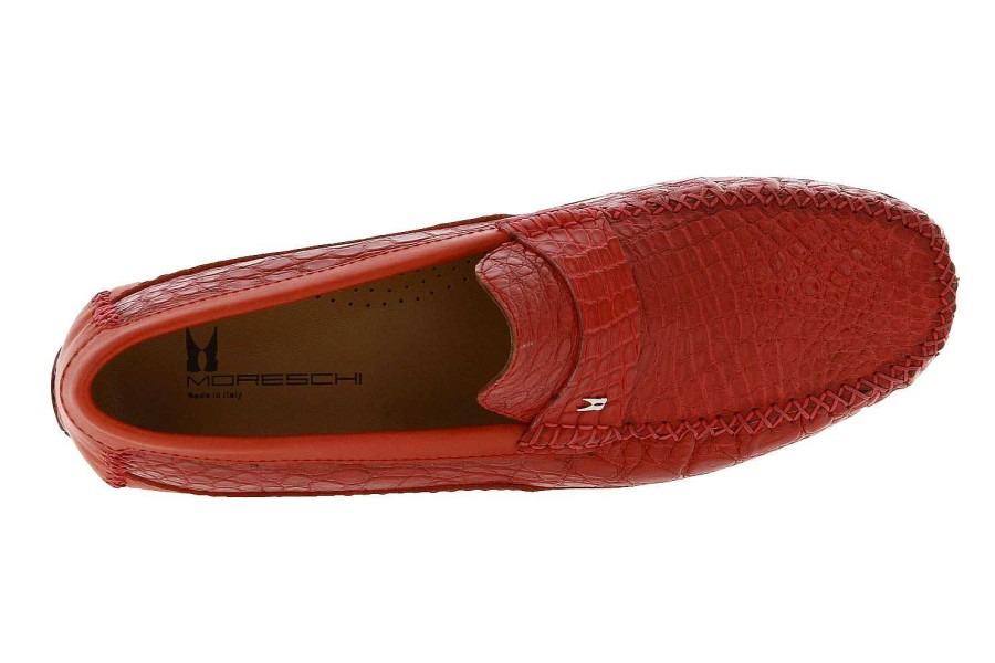 Moccasins | Moreschi Moreschi Moccasin Cocco Rosso