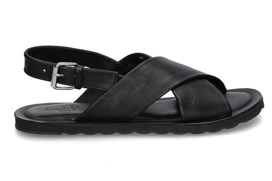 Sandals | Emozioni Emozioni Sandals Leather Black M5711