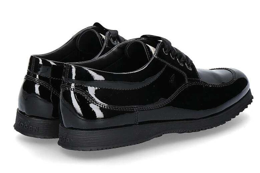 Lace-Up | Hogan Hogan Lace-Up Traditional Allacciato Basso Nero