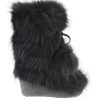 Warm Lining | Diavolezza Diavolezza Fur Boots "New Yourk Fox Nero"