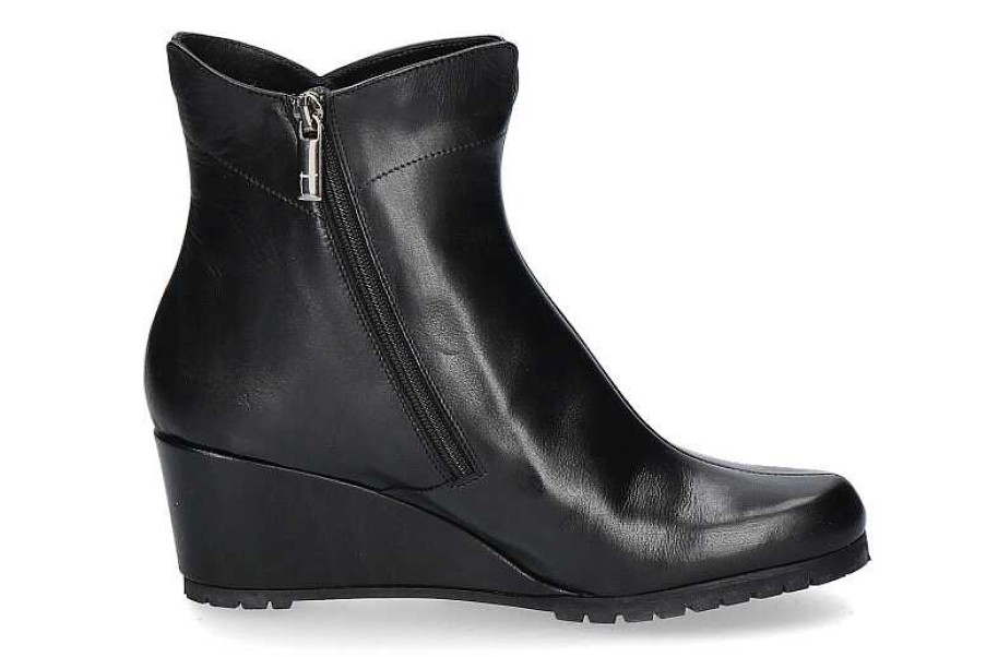 Warm Lining | Thierry Rabotin Thierry Rabotin Wedge Ankle Boots Lined Tris Nero