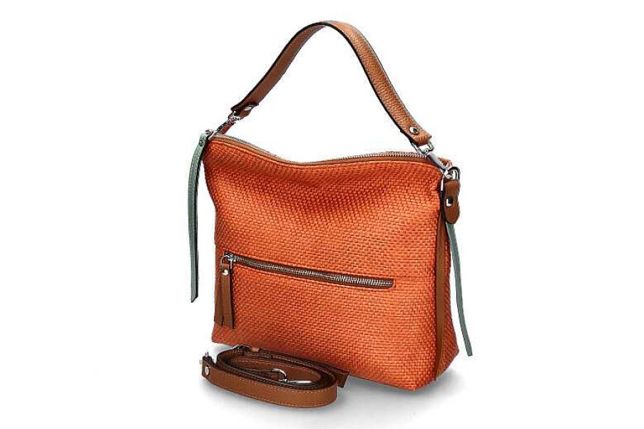 Hand Bags | Carol J. Carol J. Bag By Gianni Notaro 618 Orange