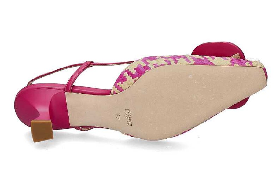 Pumps | Chantal 1962 Chantal 1962 Slingpumps Pied De Poule Pink